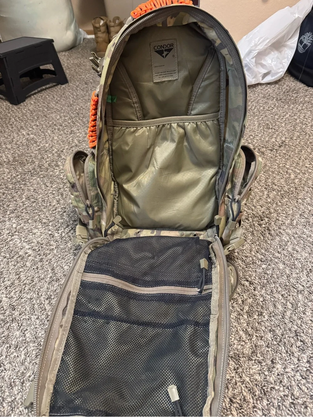 Tactical Camo Men’s Backpack - Multicolor Camo